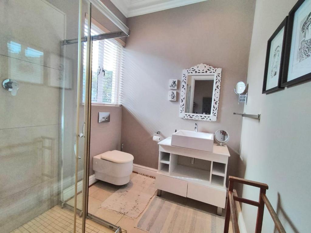 “Modern, well-appointed bathrooms with showers.”